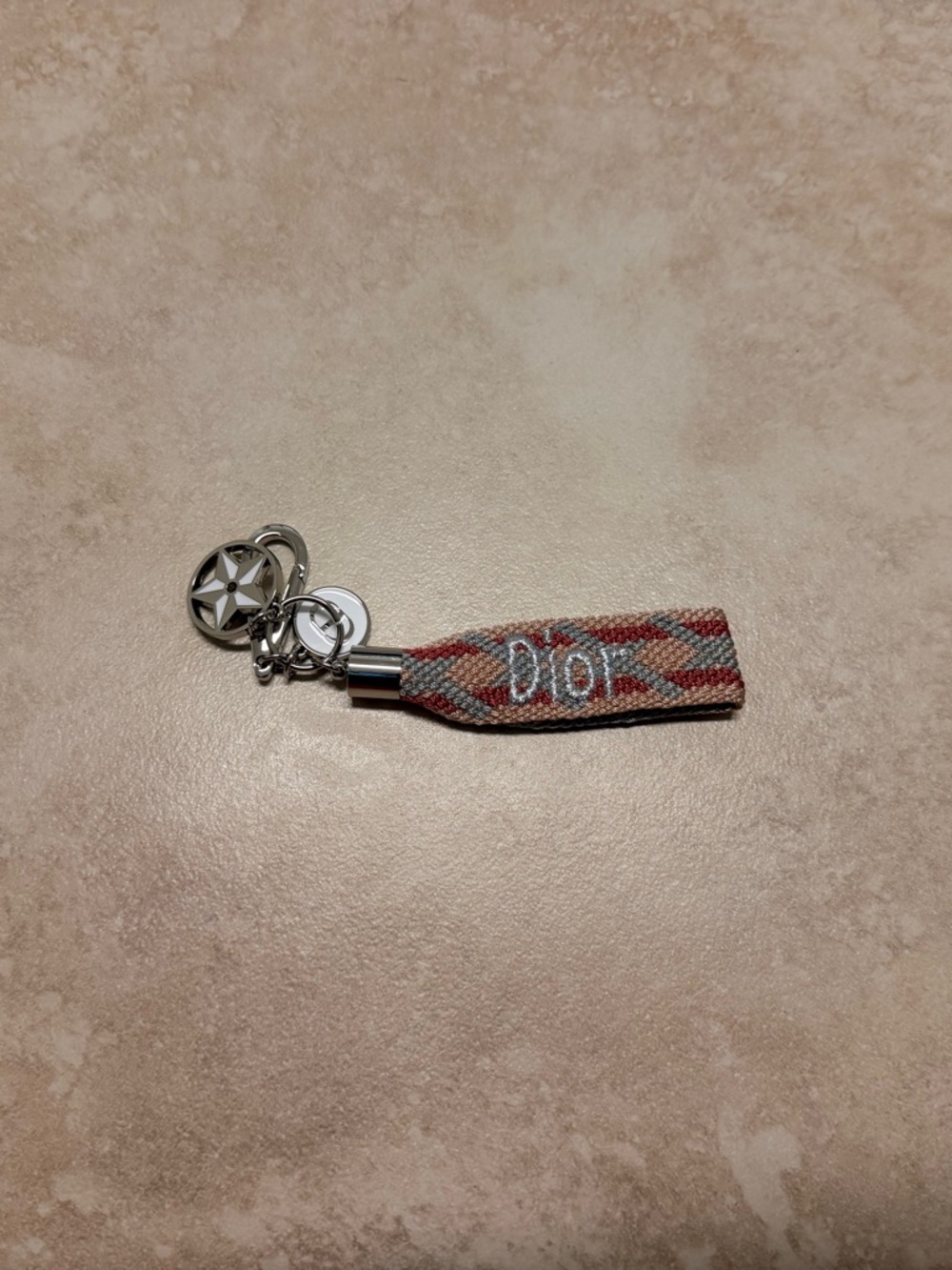 Dior Multicolor bag charm Keychain